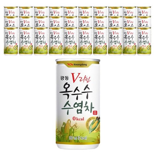 광동제약 V라인얼굴 옥수수 수염차 180 ml, 180ml, 60개