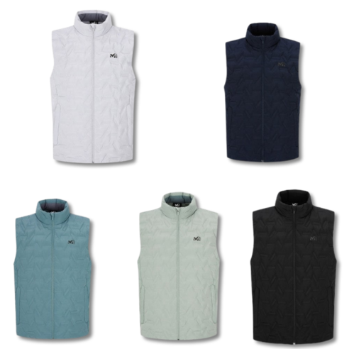(매장정품) 밀레 남성 경량 구스 다운 베스트 패딩 정장 아웃도어 자켓 조끼