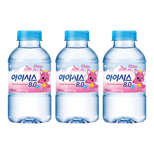 아이시스 8.0 생수, 200ml, 100개