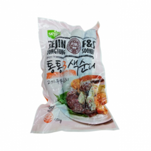 상세설명참조 세진 통통 삼색순대 450g, 수량조절가능, 1개