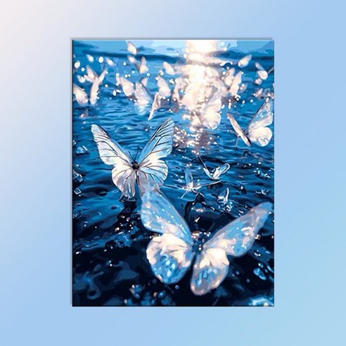 votgl diy페인팅 피포페인팅 명화그리기 그림그리기유화그리기세트40 x 50cm, 꽃과 여자, 1세트