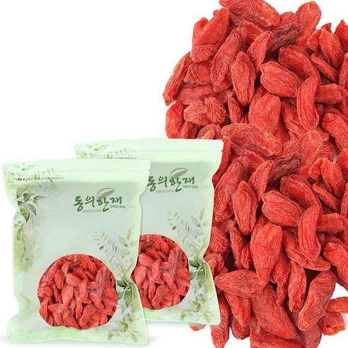 동의한재 최상품 AAA 햇 중국산 영하 구기자 말린 건구기자 500g+500g, 1개