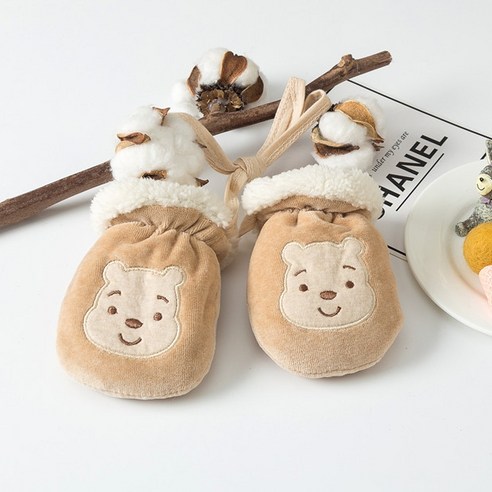날씨요정 찐빵 아기 기모 장갑 유아 벙어리 겨울 동물
