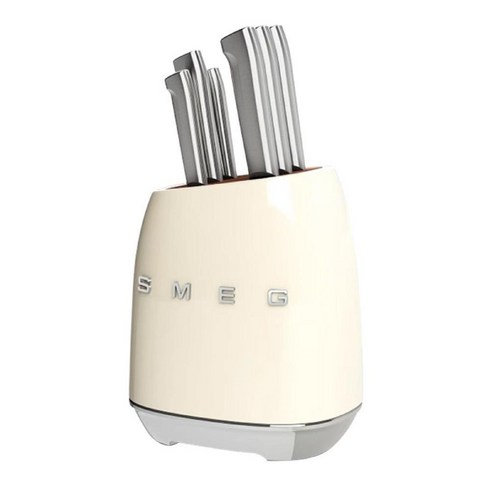 SMEG 빈티지 칼 세트: 주방에 감성을 더하고 요리의 즐거움을 높이다