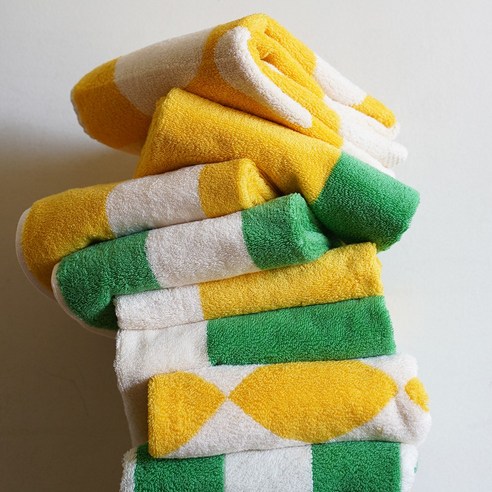 호텔급 럭셔리와 편안함을 즐기세요: 코튼하모니 호텔수건 프리미엄 선염 디자인 수건