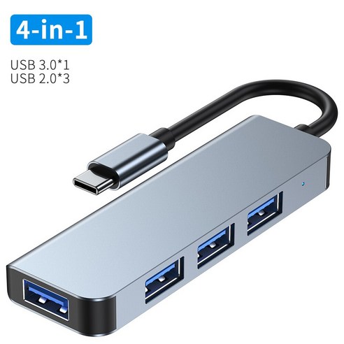 [SW] 8 인 1 USB 3.0 허브 노트북 어댑터 PC 컴퓨터 PD 충전 8 포트 도킹 스테이션 RJ45 HDMI TF/SD 카드 노트북 c형 분배기, 4In1Type-CA_러시아