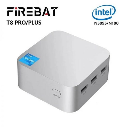 [7일배송] FIREBAT T8 프로 플러스 미니 PC 윈도우 포함 인텔 N100 게이밍 컴퓨터 16GB 램 512GB nvme DDR5 WIFI5 BT4.2, N100 16G 512G EU, 03 N100 16G 512G EU, 3.N100 16G 512G EU, 한개옵션1, 한개옵션2, 한개옵션3