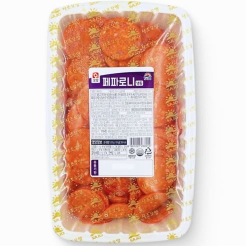 [먹고사는이야기] 사조오양 페파로니 1kg 페퍼로니, 1kg, 8개