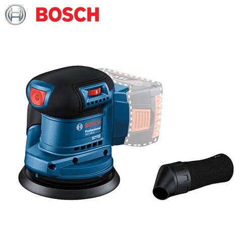 샌드페이퍼 BOSCH GEX 185LI 랜덤 궤도 샌딩기 18V 리튬 브러시리스 무선 전동 공구 베어 머신 125mm, 1.GEX 185-LI Tool only, 1개 보쉬glm80