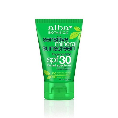 알바보타니카 센서티브 미네랄 선스크린 프레그런스 프리 SPF30, 113g, 1개
