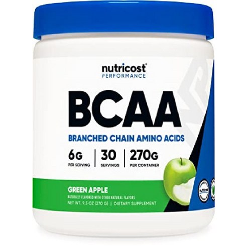 뉴트리코스트 Nutricost BCAA 분말 2 1 1 (무향) 90 servings 분지쇄 아미노산, 1개, 30인분, 2kg