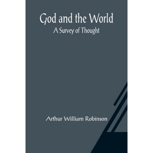 (영문도서) God and the World: A Survey of Thought Paperback, Alpha Edition, English, 9789356082199