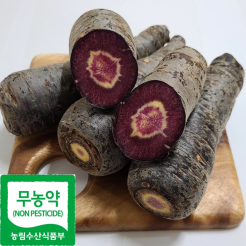 무농약 자색당근 해남산 1kg/3kg/5kg, 1개, 1kg(비세척/혼합)