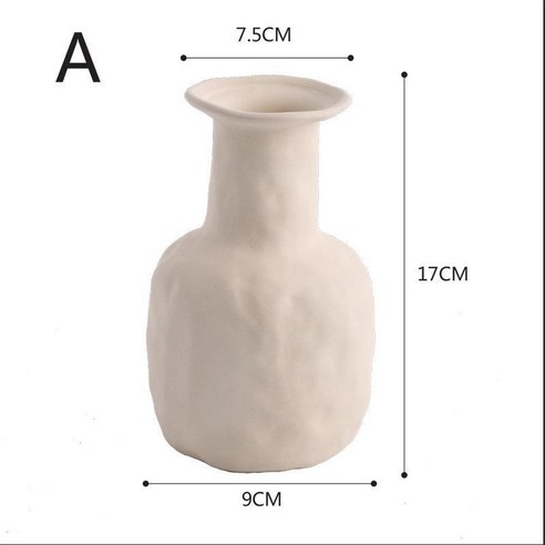 DFMEI 꽃병. 화병.Vase.--소배세라믹 화병 세팅 모던 심플 드라이 플라워 일러스트 홈 거실 펜션 아트입니다.장식품입니다, DFMEI.일반 배아 꽃병-