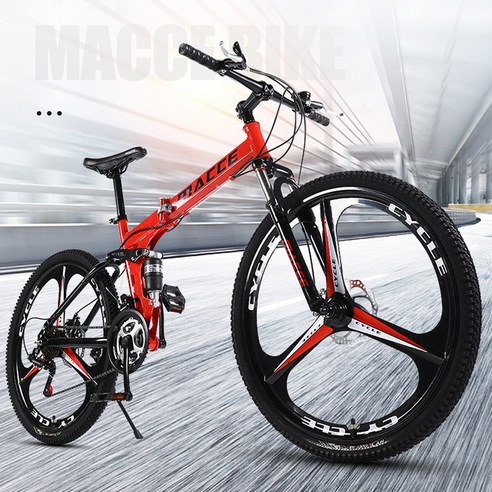 자전거 추천 상품션스바이크 고성능 접이식 자전거 산악 mtb 출퇴근 접는 입문용 성인용 쓰리포크 식스나이프 제품 사진