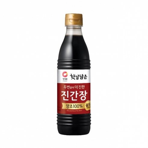 청정원 진간장골드500ml, 두 병세트 
장/소스/드레싱/식초