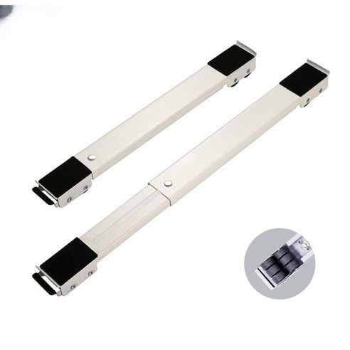 까마느 가전 이동 바퀴 받침대 장롱 냉장고 세탁기 건조기 브래킷, 1개