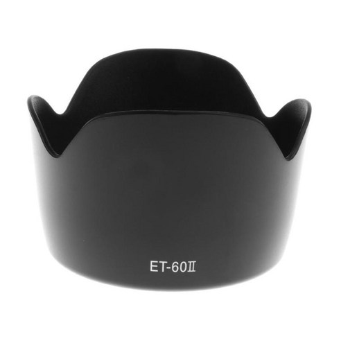 캐논 EF 75-300mmf/4-5.6III USM 렌즈 용 62mm 스레드 카메라 렌즈 후드 캡, 설명, 블랙, ABS