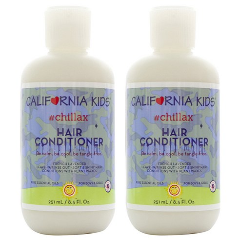 캘리포니아키즈 유아 헤어 컨디셔너 칠랙스, 251ml, 2개
