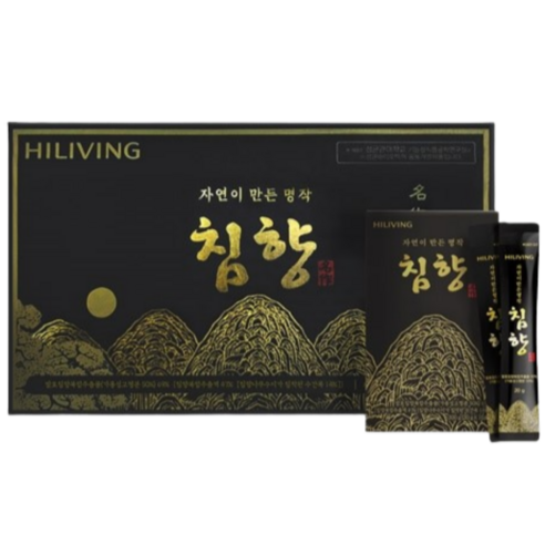 [JKLIVING] 하이리빙 자연이 만든 명작 침향 (30포 = 1세트) - 인도네시아산 정품 침향, 귀한 약재인 침향과 50여종의 한방소재