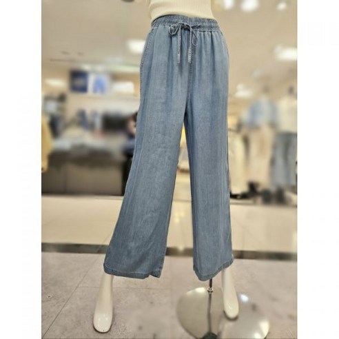 올리브데올리브 허리 밴딩 데님 와이드 팬츠 YJ4ML510 (683090 )