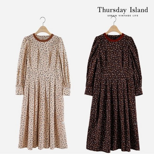 써스데이아일랜드 [Thursday Island] 코듀로이 원넥 원피스 (T218MOP239W)