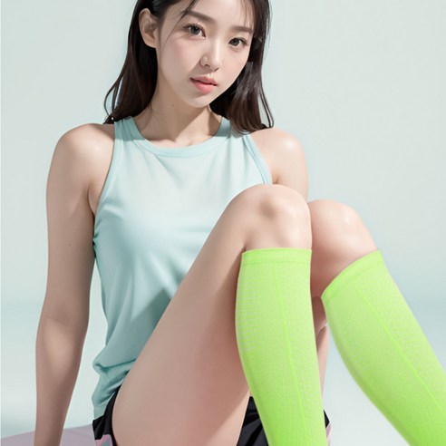 컴프레이션 카프 슬리브 종아리 보호대 여성용 하지정맥류 압박 스타킹