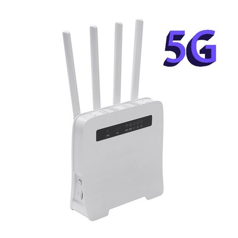 ANKRIC 유무선 인터넷 공유기 5G 라우터 휴대용 wifi 기가비트 듀얼 주파수 홈 엔터프라이즈 4G 무선 SIM 카드 CPE 카드 라우터 인터넷공유기, 하얀색