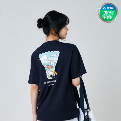 코트 위를 수놓는 우아한 움직임, 요넥스 251TS045U 배드민턴 티셔츠
