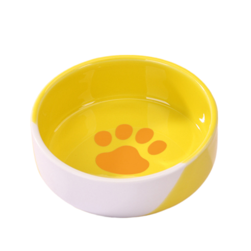 야옹노헌 강아지 고양이 밥그릇 도자기 식기 세트, 1개, 물그릇