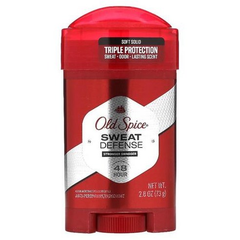 OLDSPICE Sweat Defense 땀 억제 데오드란트 Soft Solid Stronger Swagger 2.6 oz 73 g) 상품리뷰