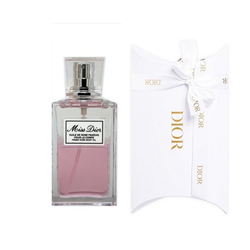 미스디올 프레쉬 로즈 바디 오일 (백화점선물포장), 1개, 100ml