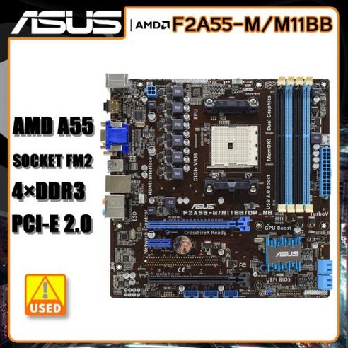 마더보드 메인보드 마더 보드 소켓 FM2 ASUS F2A55-M/M11BB/DP_MB DDR3 AMD A55 64GB USB 3.1ATX For Core i7i5i3 cpus