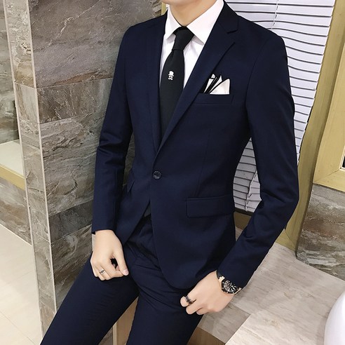 남성 오피스 정장 수트 투피스 슬림 신랑 드레스 패션 정장 세트 3종 포함 남성 오피스 정장 수트 투피스 슬림 신랑 드레스 패션 정장 세트 3종 포함