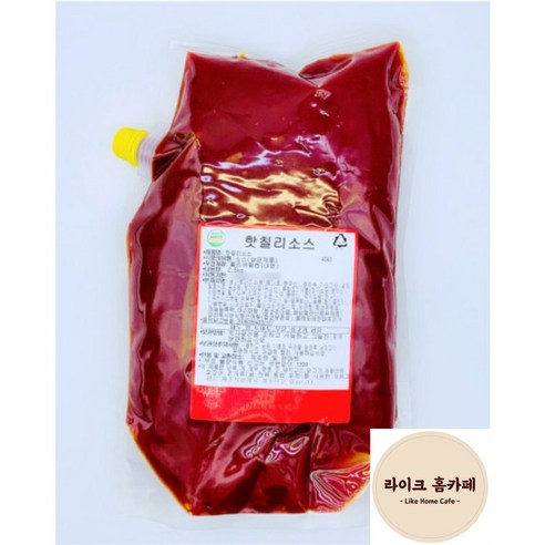 가나식품 핫 칠리 소스 2.5kg 쌀국수 소스 매운맛 업소용 대용량 파우치팩 - 칠리소스 | 쿠팡