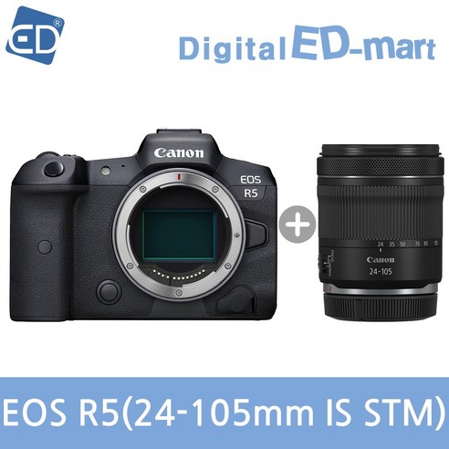 [캐논 정품] EOS R5 / 미러리스카메라/ ED, 09 RF 24-105mm F4-7.1 IS STM