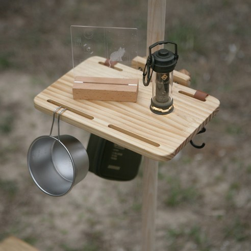 감성 캠핑의 완성, 팔토 원목 폴대 선반