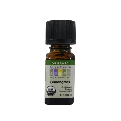 아우라카시아 퓨어 아로마테라피 오일 레몬그라스, 7.4ml, 1개
