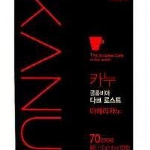 다크로스트 아메리카노 70T 카누 1.6gx70ea, 1.6g, 70개입, 1개