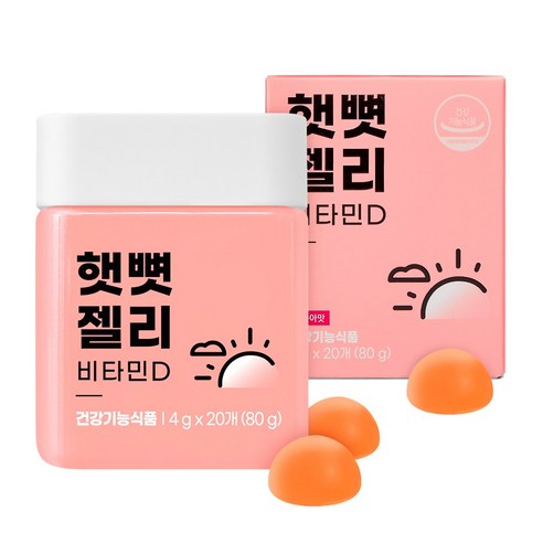 니몸내몸 햇뼛 젤리 비타민D, 80g, 1개