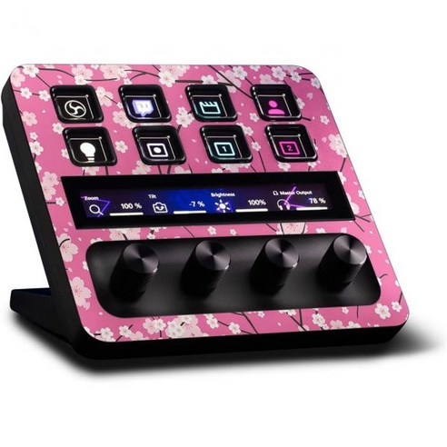 스트림덱 스트리밍덱 편집 Elgato Stream Deck + - Solid Pink | 보호성 내구성 독특한 비닐 데칼 랩 커버 적용 제거 및 스타일 변경이 간편 미, Scratched Up