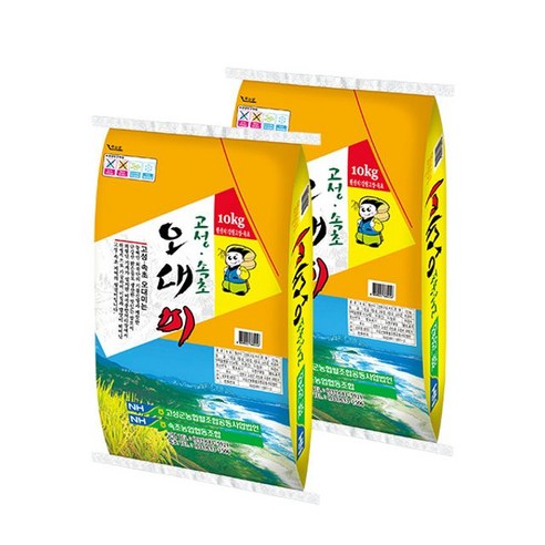 고성속초 강원도 백미 오대쌀 20kg, 1개