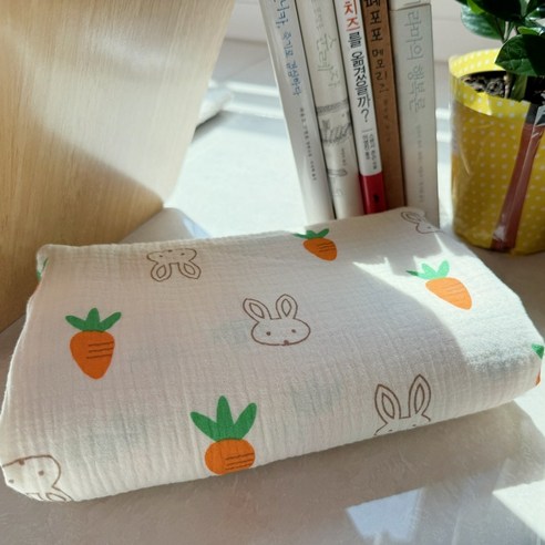 CP016 탐나요 면20수 이중거즈 요루 원단, 당근90cm, 1개