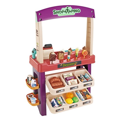 우리 아이 상상력과 창의력을 키워주는 마법, 치프몰 역할놀이 홈 슈퍼마켓 세트! 마켓놀이