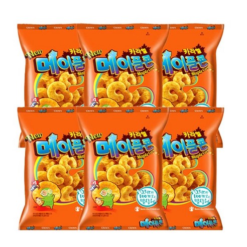 카라멜 메이플콘 154g x 6개입 세트, 1세트
