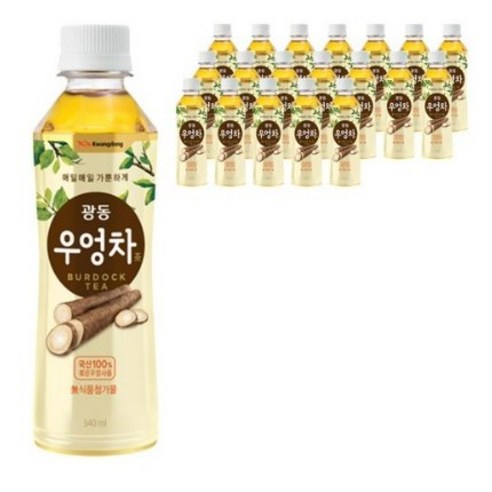 광동 우엉차, 340ml, 10개