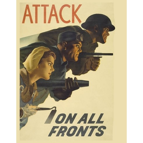 (영문도서) Attack On All Fronts: FY 2022 Daily 15-Month Planner For American Patroits Paperback, Independently Published, English, 9798500267818