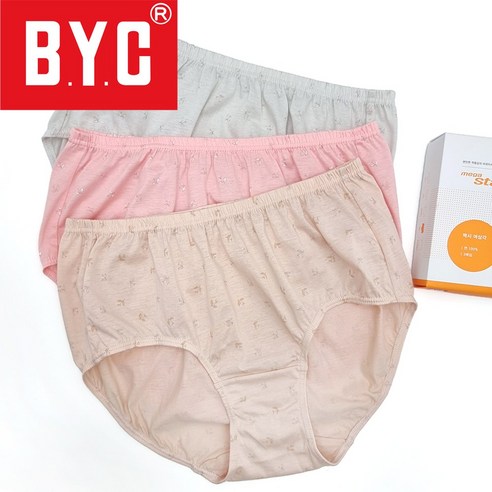 BYC 빅사이즈 할머니 순면 맥시 팬티