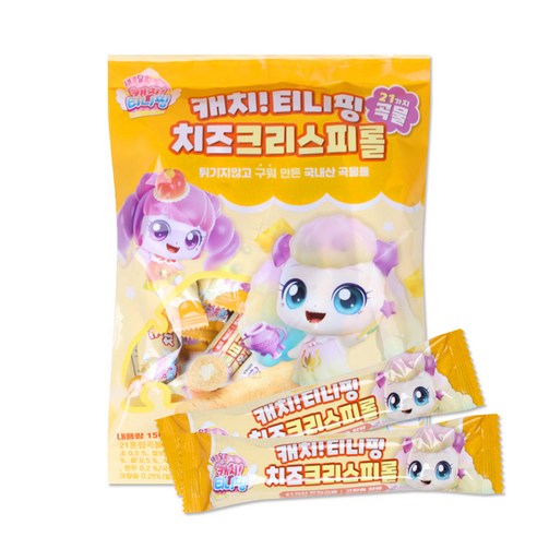 해호 캐치티니핑 치즈 크리스피롤 150g, 1개