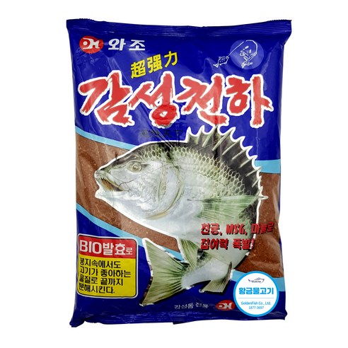 황금물고기 감성천하 파우더 - 감성돔집어제 밑밥 바다낚시미끼 백크릴 감성돔밑밥, 2kg, 1개